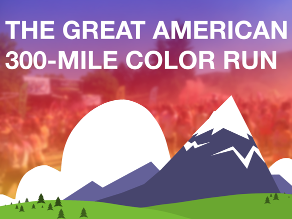 The Great American 300-Mile Color Run